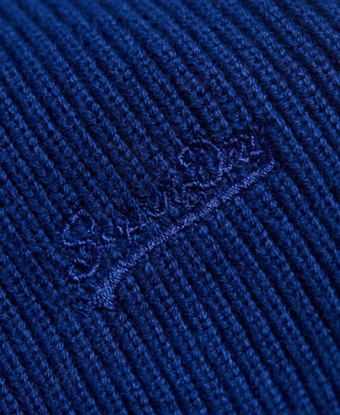 Superdry аксесоари N00H1807 син мъже винтидж шапка с лого