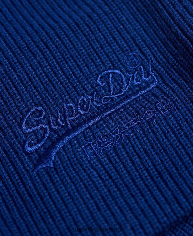 Superdry аксесоари N00H1810 син мъже класическа шапка с винтидж лого