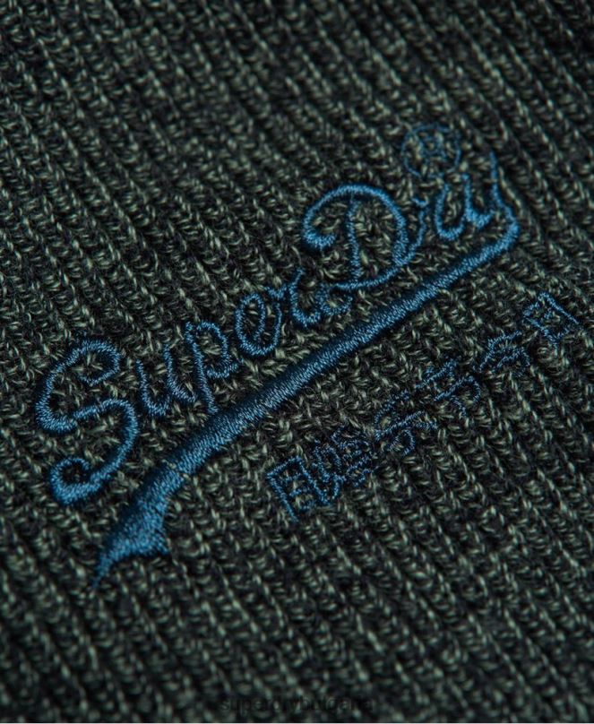 Superdry аксесоари N00H1815 зелено мъже класическа шапка с винтидж лого
