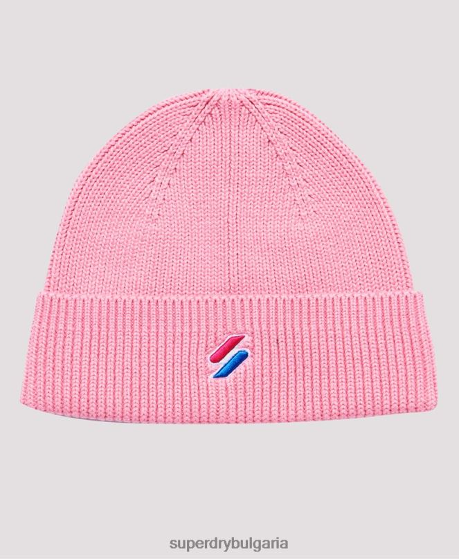 Superdry аксесоари N00H6406 розово мъже кодова шапка