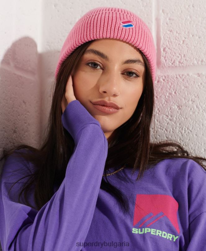 Superdry аксесоари N00H6406 розово мъже кодова шапка