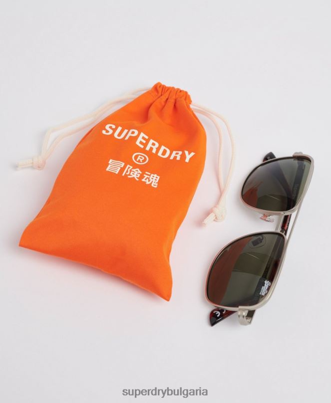 Superdry аксесоари N00H1752 сребро мъже слънчеви очила harrison