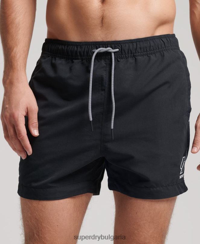 Superdry облекло N00H420 черен мъже три серии бански шорти