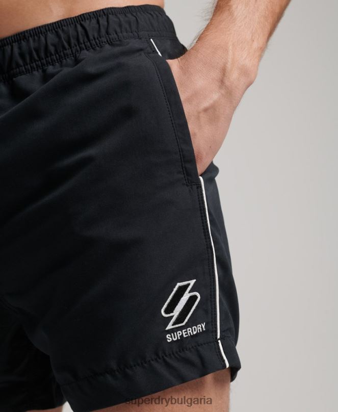 Superdry облекло N00H420 черен мъже три серии бански шорти