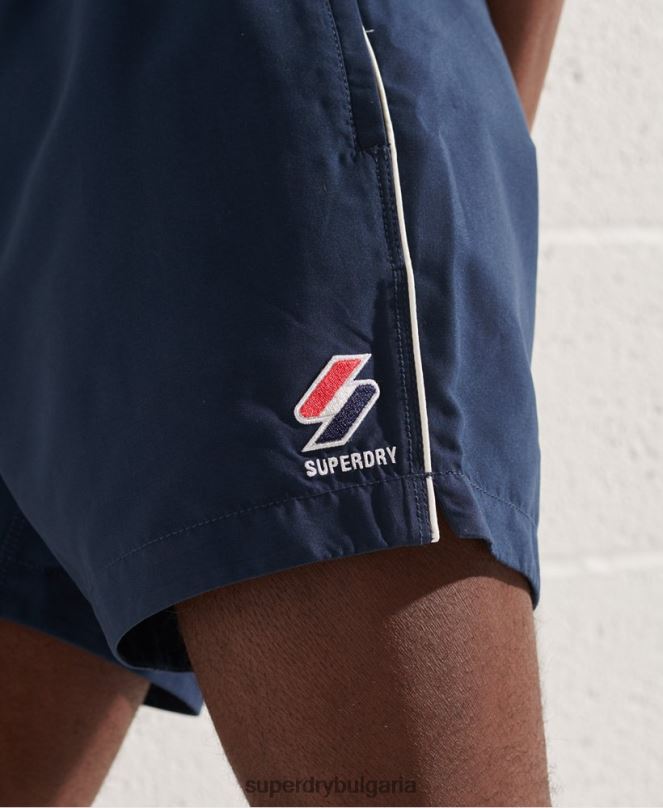 Superdry облекло N00H439 военноморски флот мъже три серии бански шорти