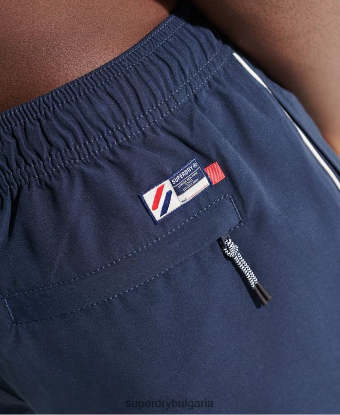 Superdry облекло N00H439 военноморски флот мъже три серии бански шорти