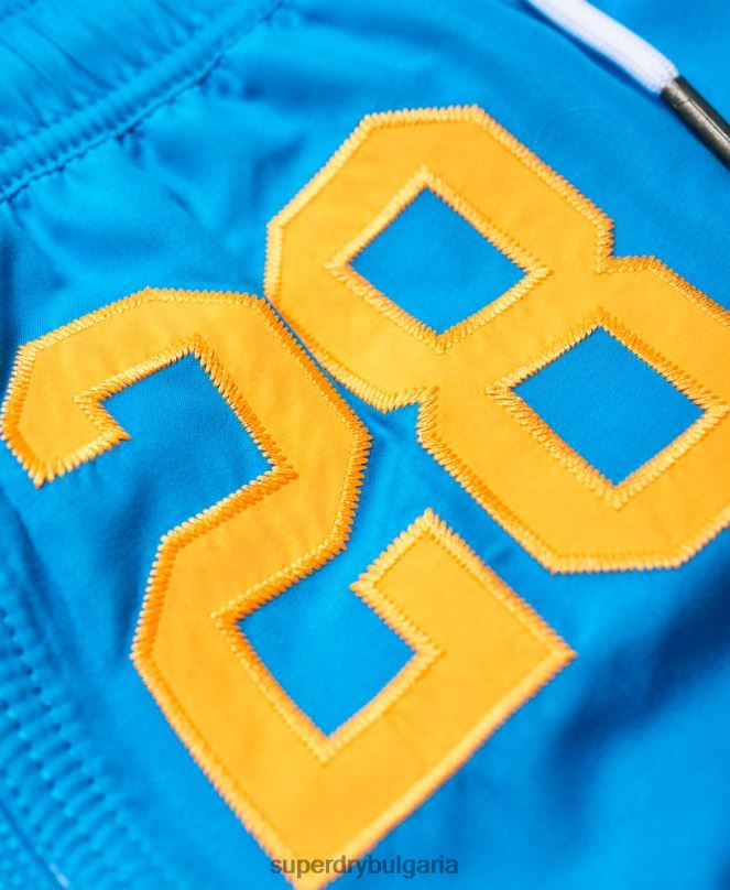 Superdry облекло N00H444 син мъже плувни шорти за водна топка