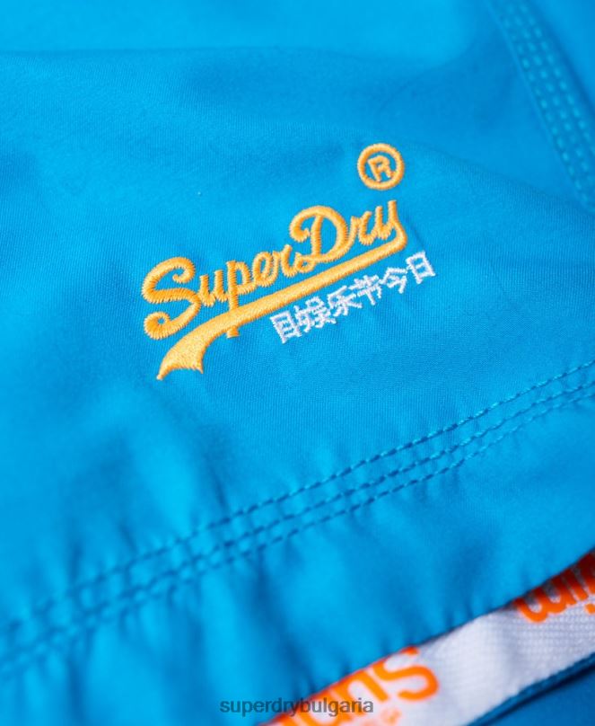 Superdry облекло N00H444 син мъже плувни шорти за водна топка