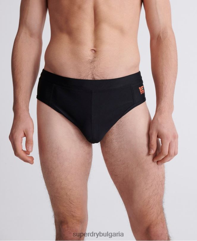 Superdry облекло N00H453 черен мъже бански гащета