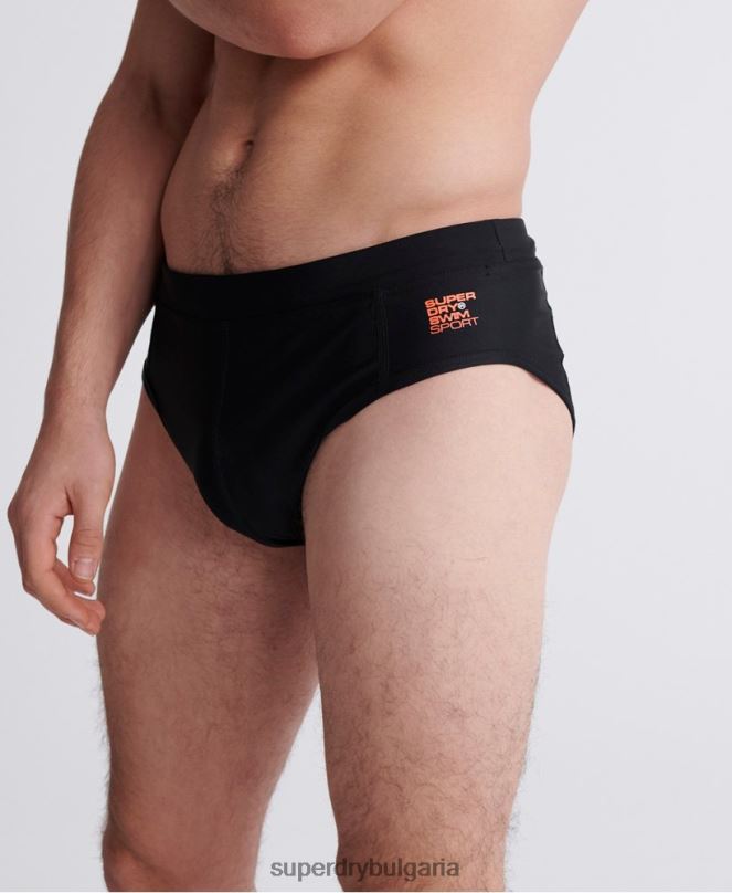 Superdry облекло N00H453 черен мъже бански гащета