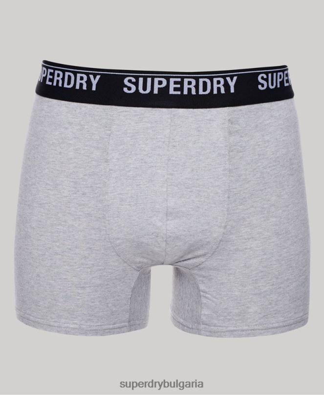 Superdry облекло N00H1605 мулти мъже Боксери от органичен памук троен пакет