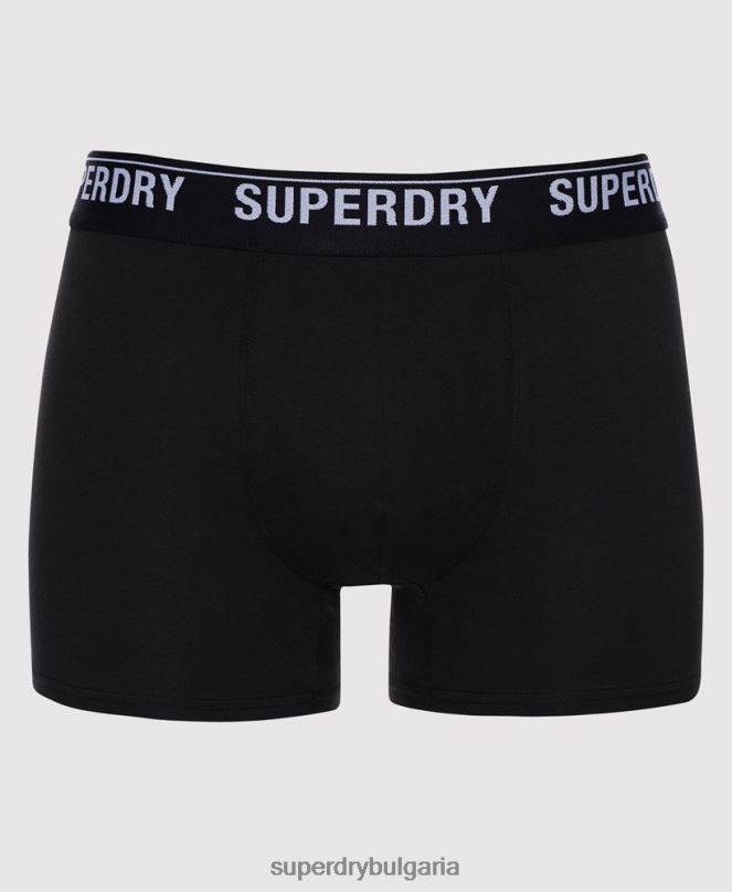 Superdry облекло N00H1605 мулти мъже Боксери от органичен памук троен пакет