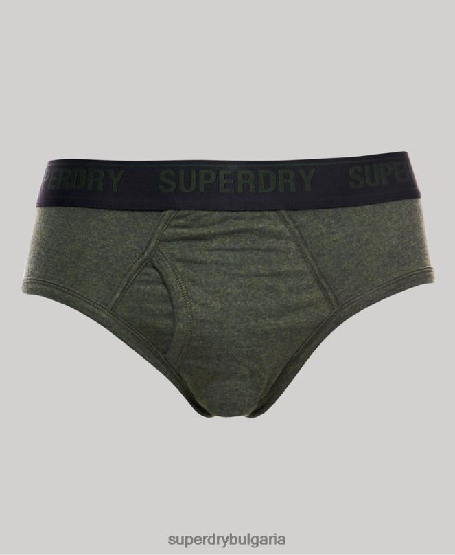 Superdry облекло N00H1741 черен мъже тройна опаковка от органичен памук