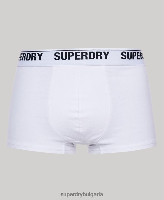 Superdry облекло N00H1747 черен мъже органичен памук багажник тройна опаковка