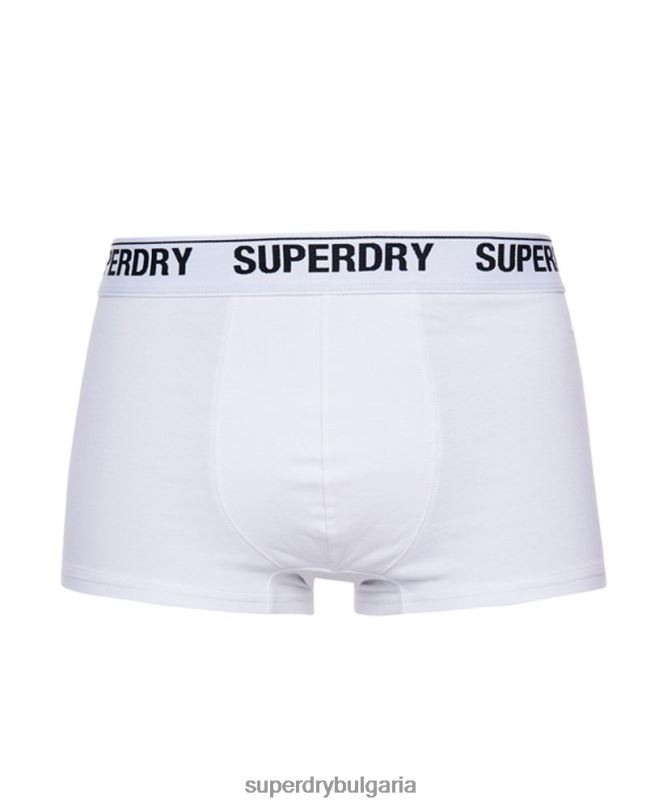 Superdry облекло N00H1787 черен мъже органичен памук багажник тройна опаковка