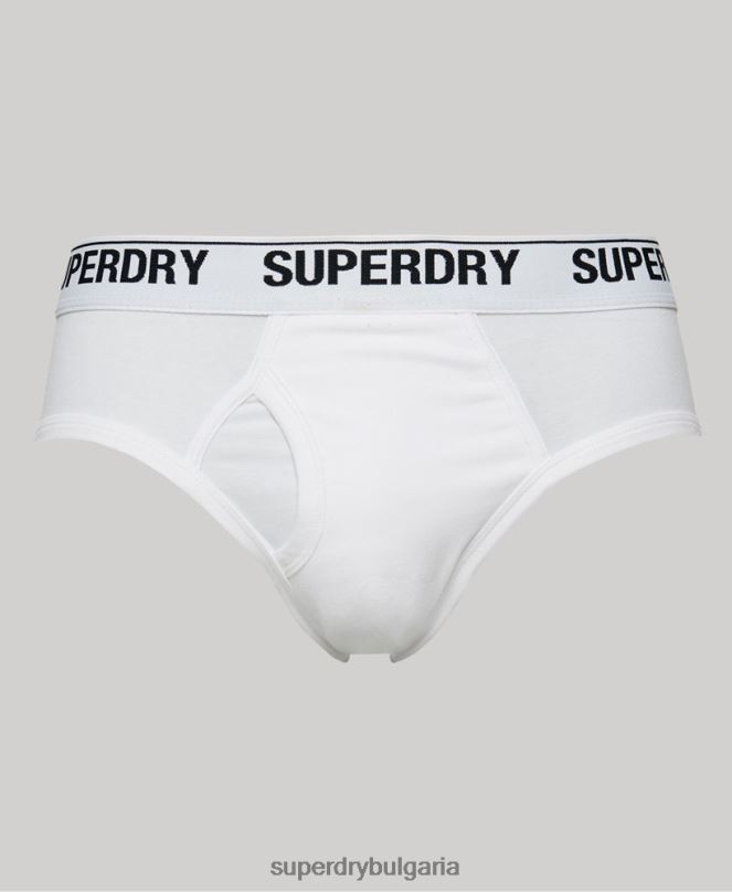 Superdry облекло N00H1862 черен мъже тройна опаковка от органичен памук