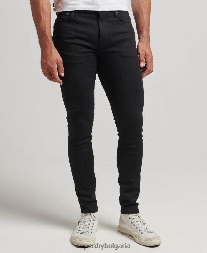 Superdry облекло N00H1210 черен мъже ретро тесни дънки