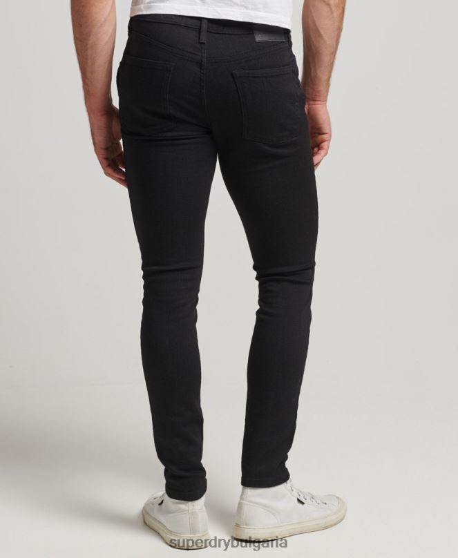 Superdry облекло N00H1210 черен мъже ретро тесни дънки