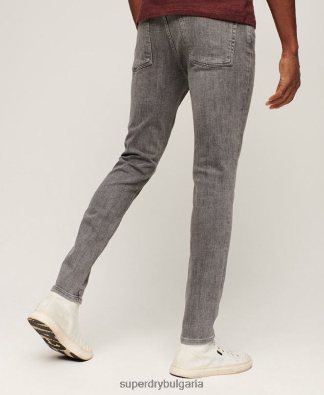 Superdry облекло N00H1213 сиво мъже ретро тесни дънки