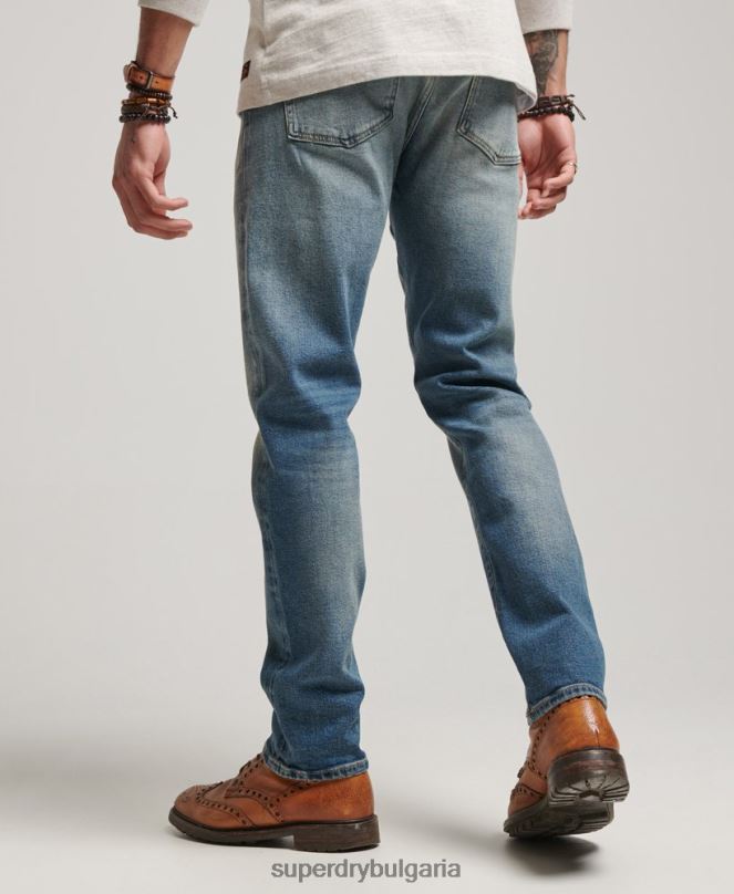 Superdry облекло N00H1221 светло синьо мъже магазин за търговци - органични тънки дънки