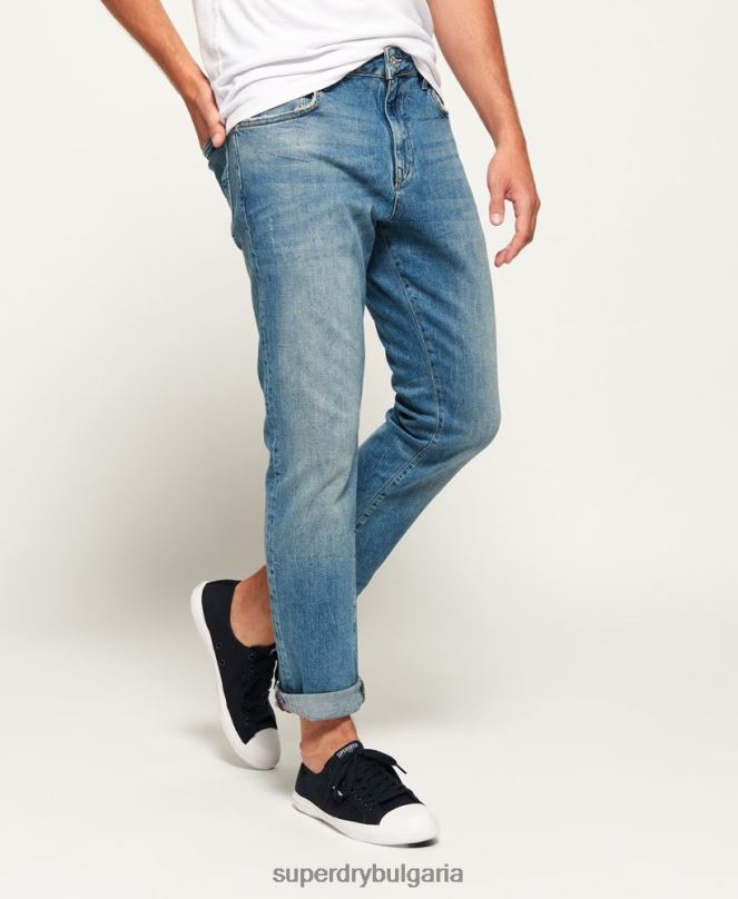 Superdry облекло N00H1234 дънки мъже Даман прави дънки