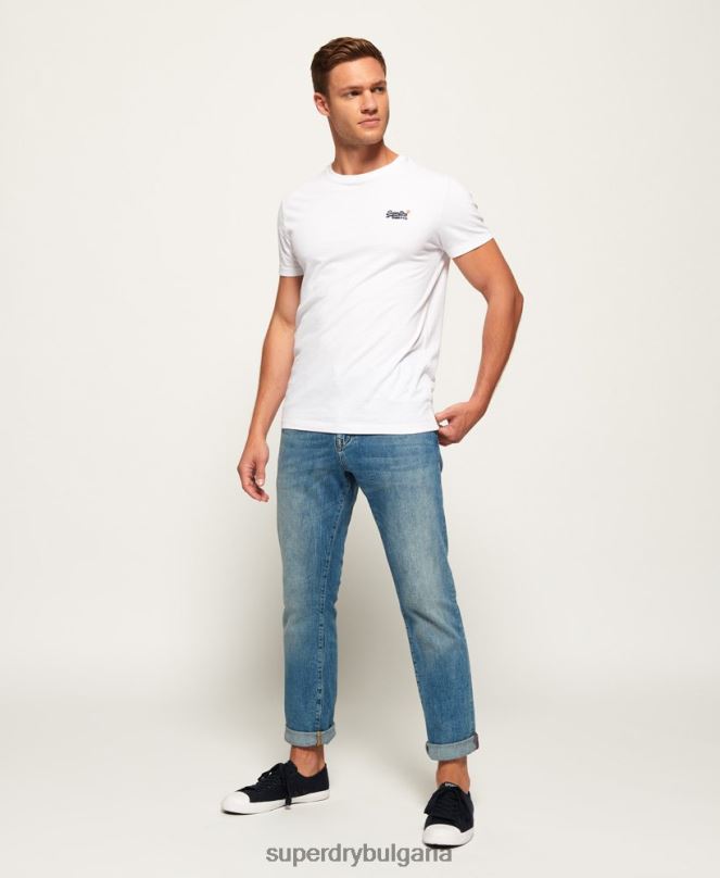 Superdry облекло N00H1234 дънки мъже Даман прави дънки