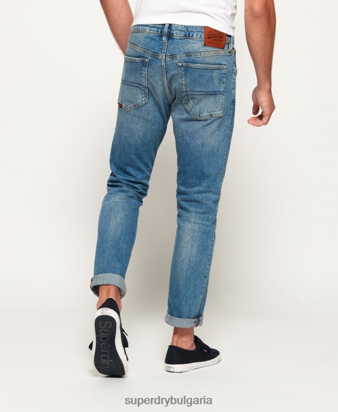 Superdry облекло N00H1234 дънки мъже Даман прави дънки
