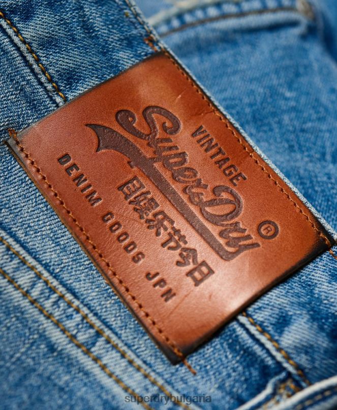 Superdry облекло N00H1234 дънки мъже Даман прави дънки