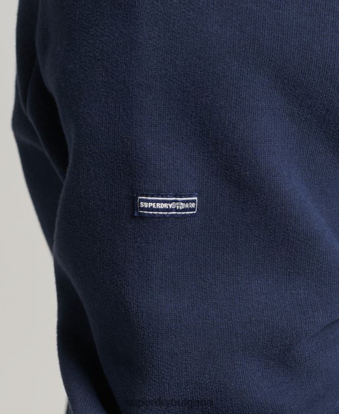 Superdry облекло N00H5006 военноморски флот мъже суичър Cooper nostalgia crew