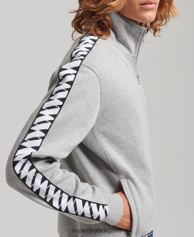 Superdry облекло N00H5016 сиво мъже горна част на лентата