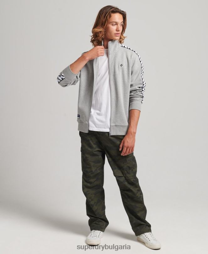 Superdry облекло N00H5016 сиво мъже горна част на лентата