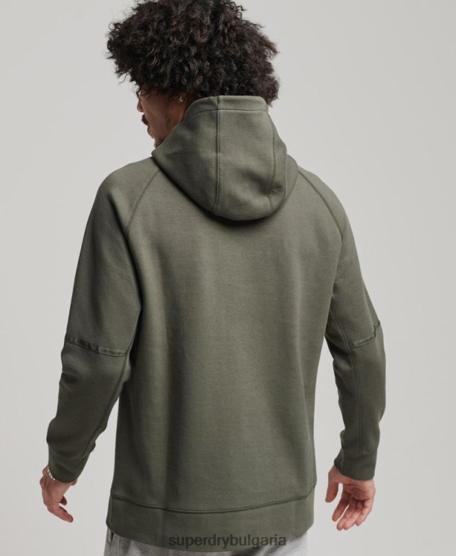 Superdry облекло N00H5021 каки мъже технологична качулка