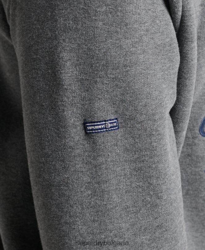 Superdry облекло N00H5158 сиво мъже стилизирана и изработена качулка