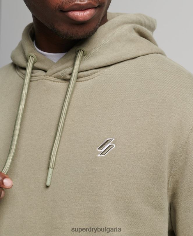 Superdry облекло N00H5228 каки мъже суичър с качулка