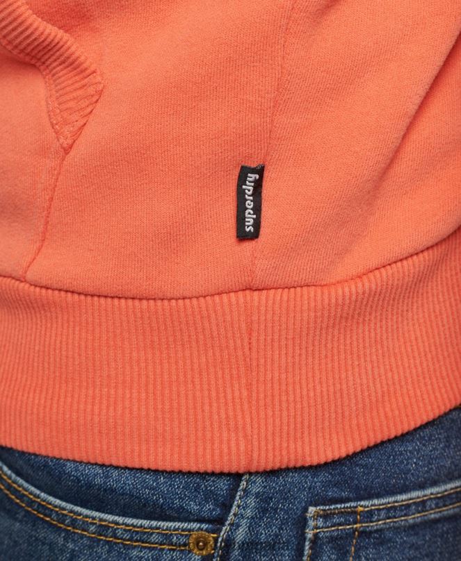 Superdry облекло N00H670 корал мъже ретро купър класическа качулка