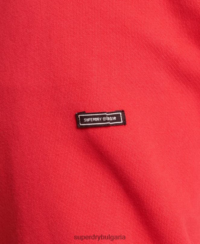 Superdry облекло N00H759 червен мъже психологически рок качулка