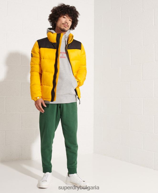 Superdry облекло N00H807 сиво мъже независима качулка