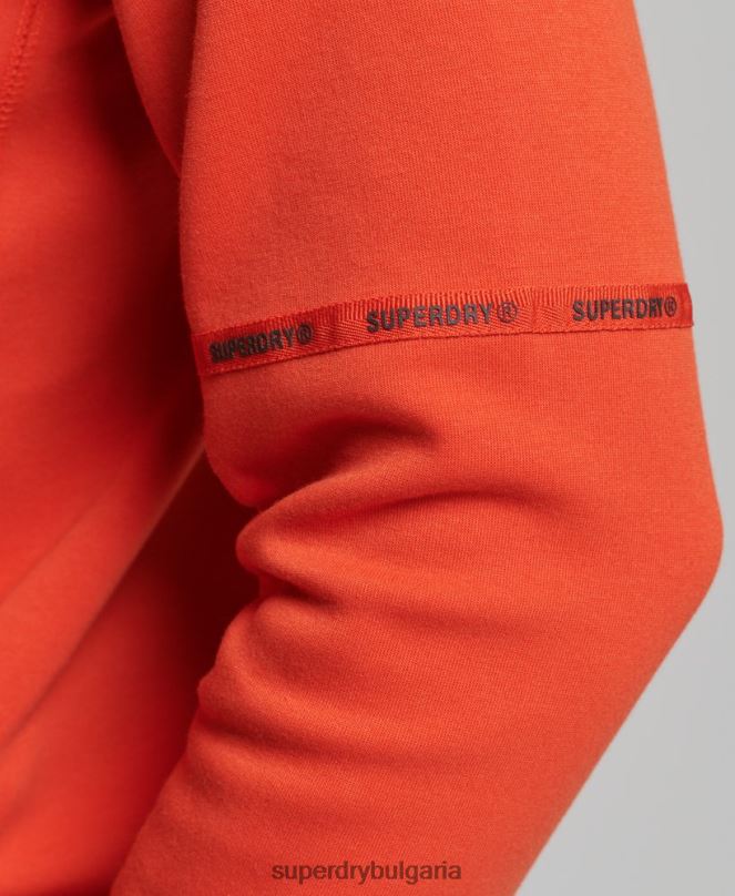 Superdry облекло N00H829 оранжево мъже технологична качулка