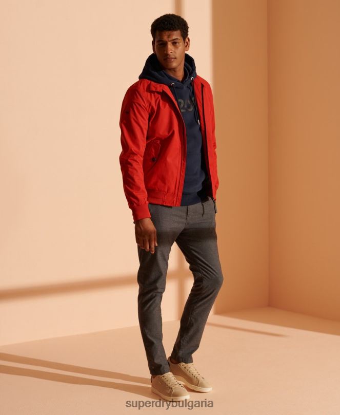 Superdry облекло N00H900 военноморски флот мъже 2003 качулка