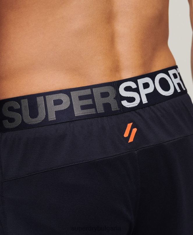 Superdry облекло N00H1406 военноморски флот мъже основни спокойни шорти