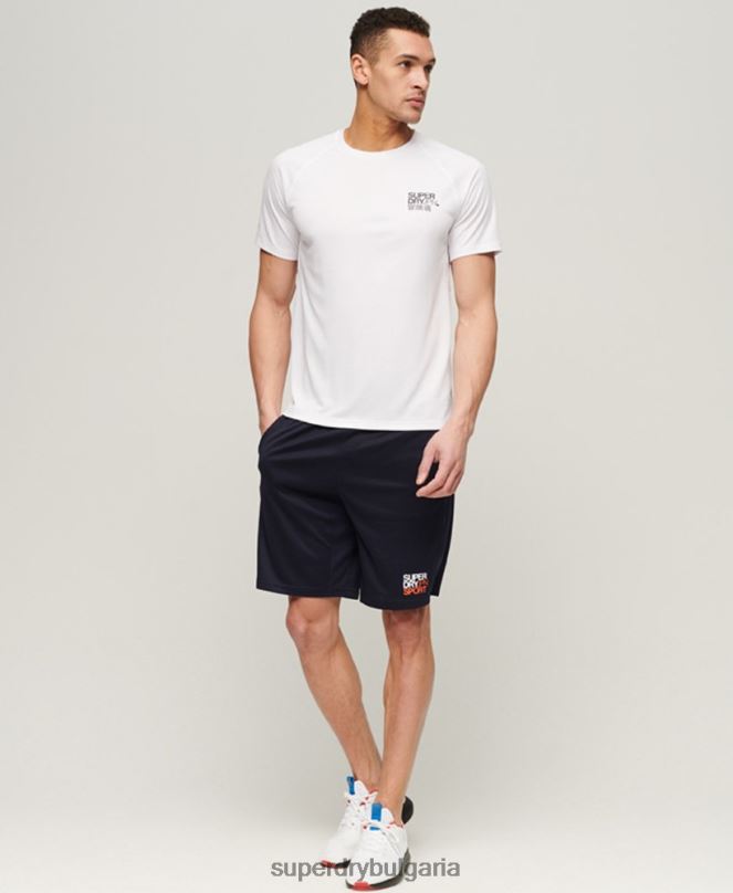 Superdry облекло N00H1406 военноморски флот мъже основни спокойни шорти
