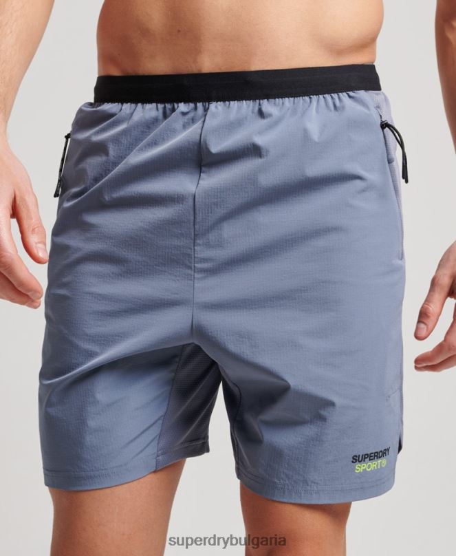 Superdry облекло N00H1408 лилаво мъже влак хибридни шорти