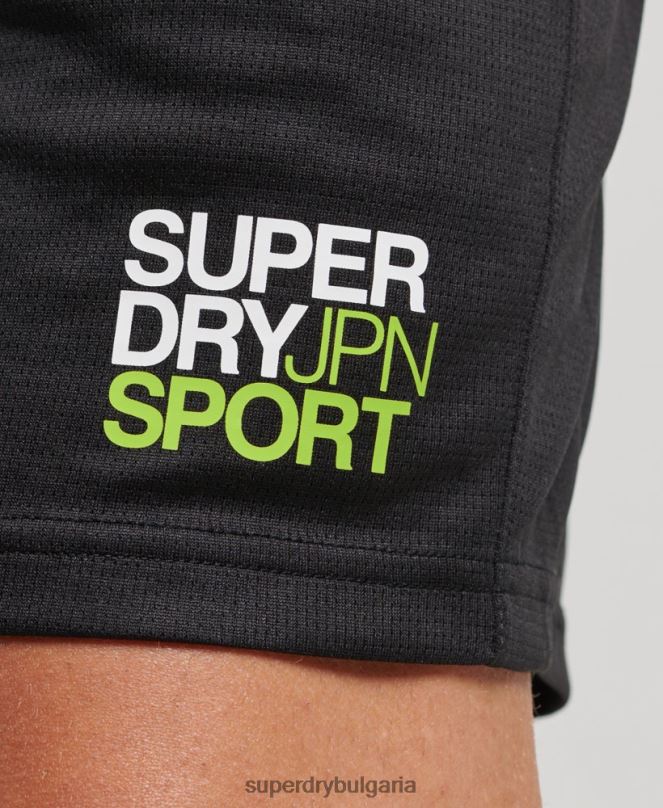 Superdry облекло N00H1411 черен мъже основни спокойни шорти
