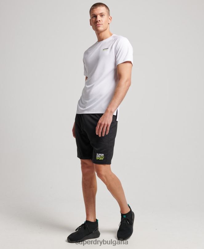 Superdry облекло N00H1411 черен мъже основни спокойни шорти