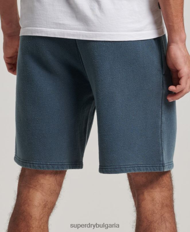 Superdry облекло N00H286 военноморски флот мъже винтидж марки шорти