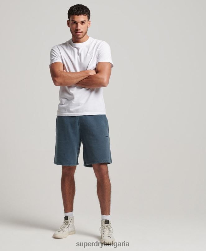 Superdry облекло N00H286 военноморски флот мъже винтидж марки шорти