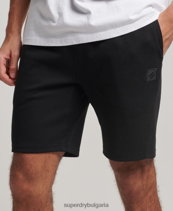 Superdry облекло N00H287 черен мъже технически шорти