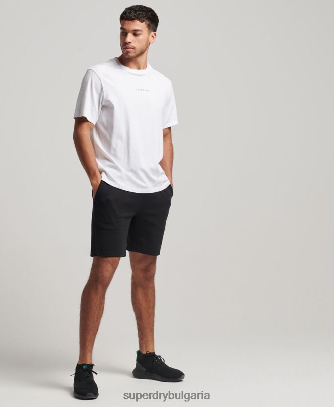 Superdry облекло N00H287 черен мъже технически шорти