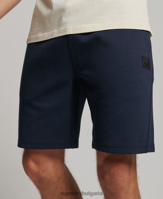 Superdry облекло N00H288 син мъже технически шорти