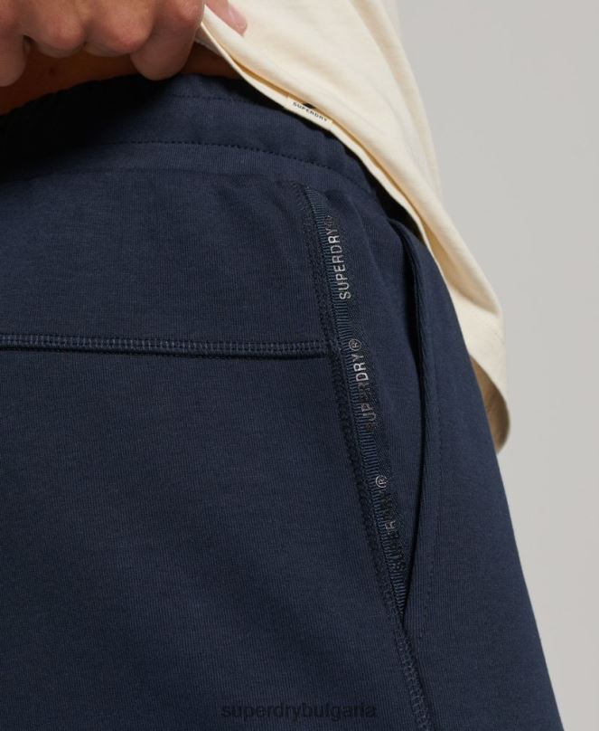 Superdry облекло N00H288 син мъже технически шорти